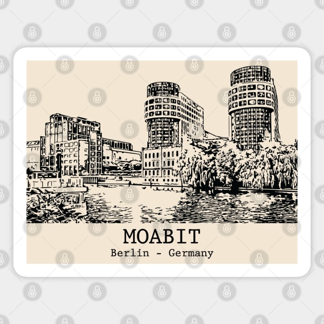 Moabit - Germany Magnet by Lakeric